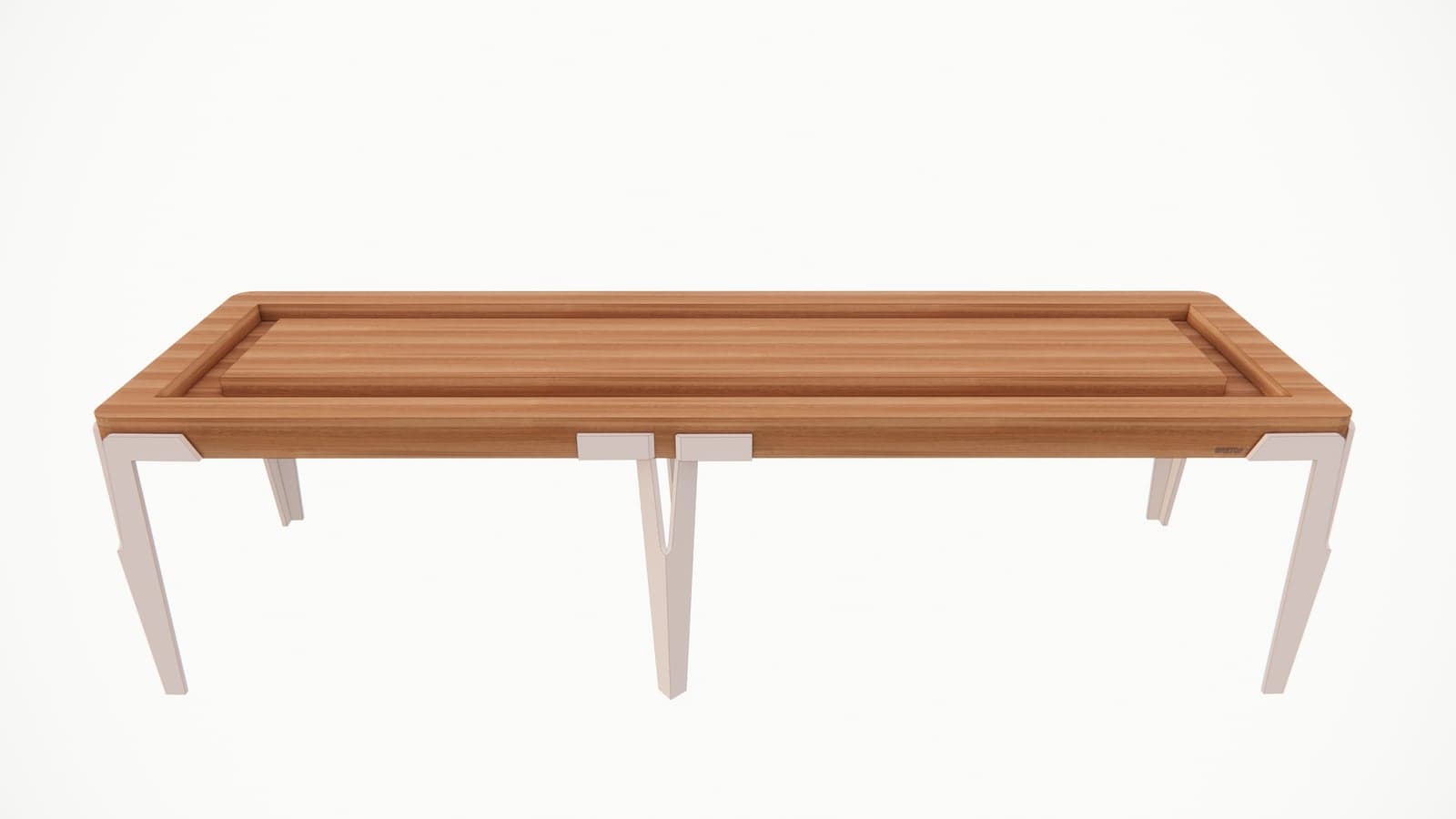 Mesa Âmbar — Shuffleboard · pau-de-ferro