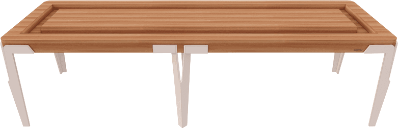Mesa Âmbar — Shuffleboard · pau-de-ferro