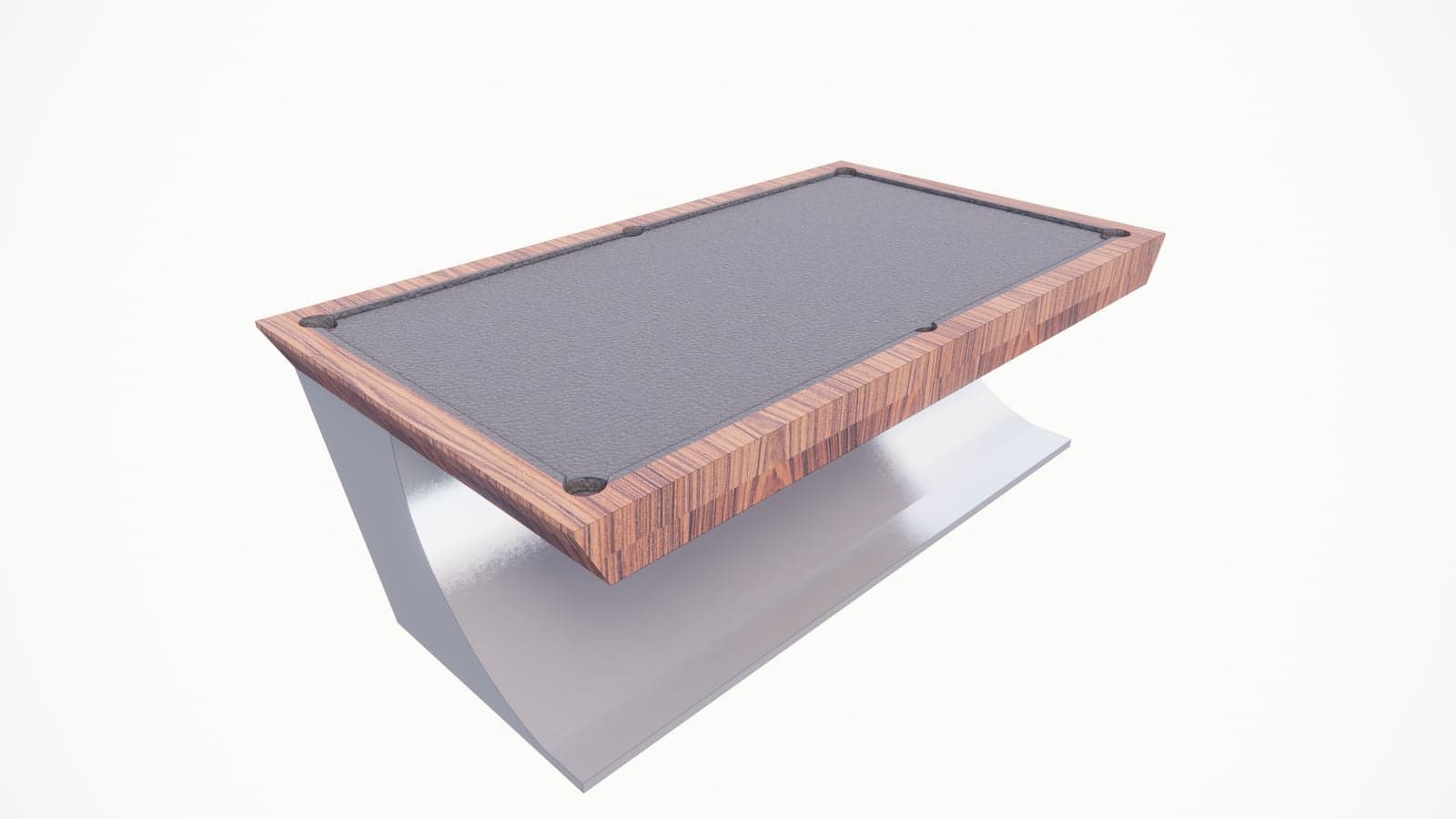 Mesa Espinela — Sinuca artesanal · nogueira